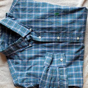 Ralph Lauren Custom Fit 100% Cotton casual Plaid shirt in EUC